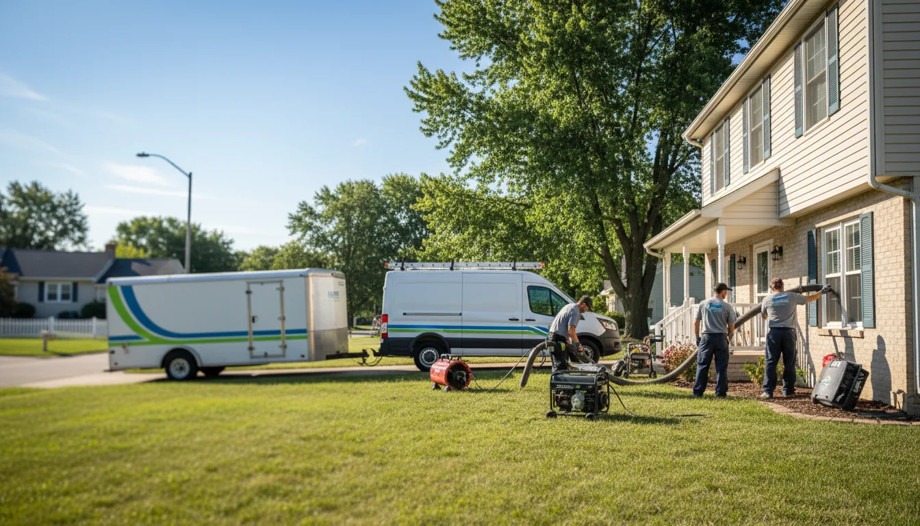 Flooded Basement Restoration And Cleanup With Repair in Kirkman, IA near me